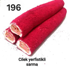 Çilek Yer Fıstıklı Sarma