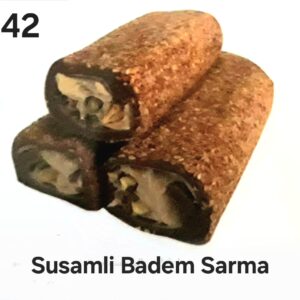 Susamlı Badem Sarma