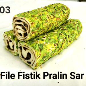 File Fıstık Pralin Sarma